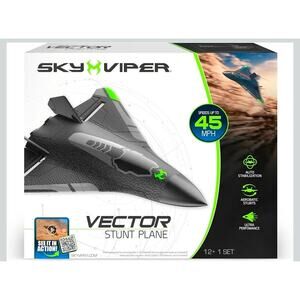 Sky Viper Vector Performance Stunt Jet: Remote Controlled Drone for Beginners